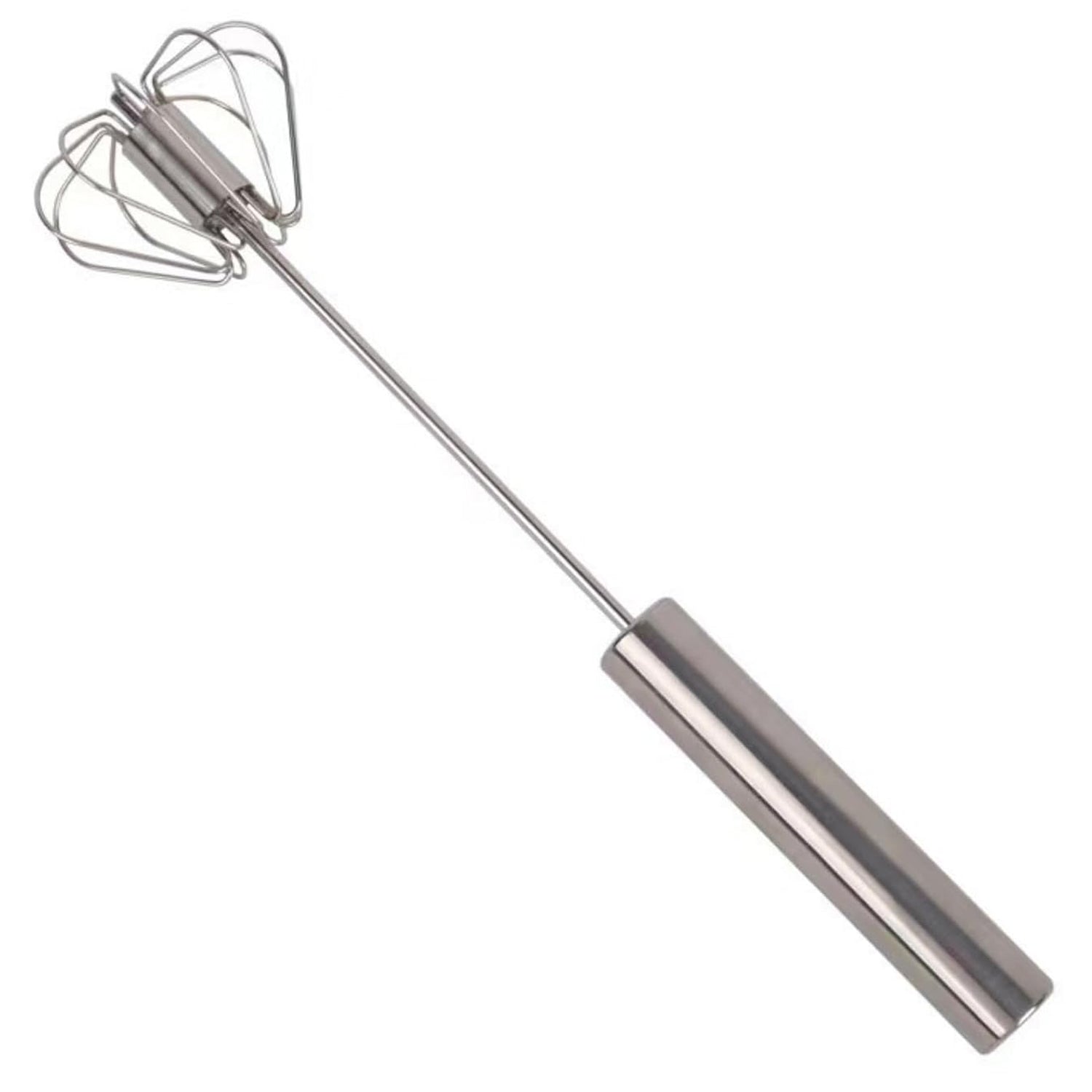 Big Stainless Steel Egg Whisk, Hand Push Rotary Whisk Blender Big Stainless Steel Egg Whisk, Hand Push Rotary Whisk Blender